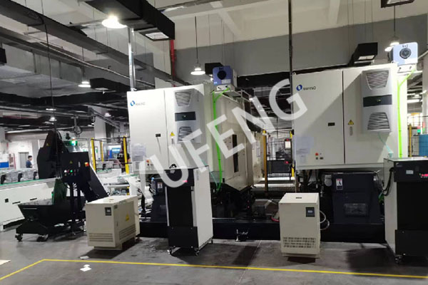 生产线集中排屑